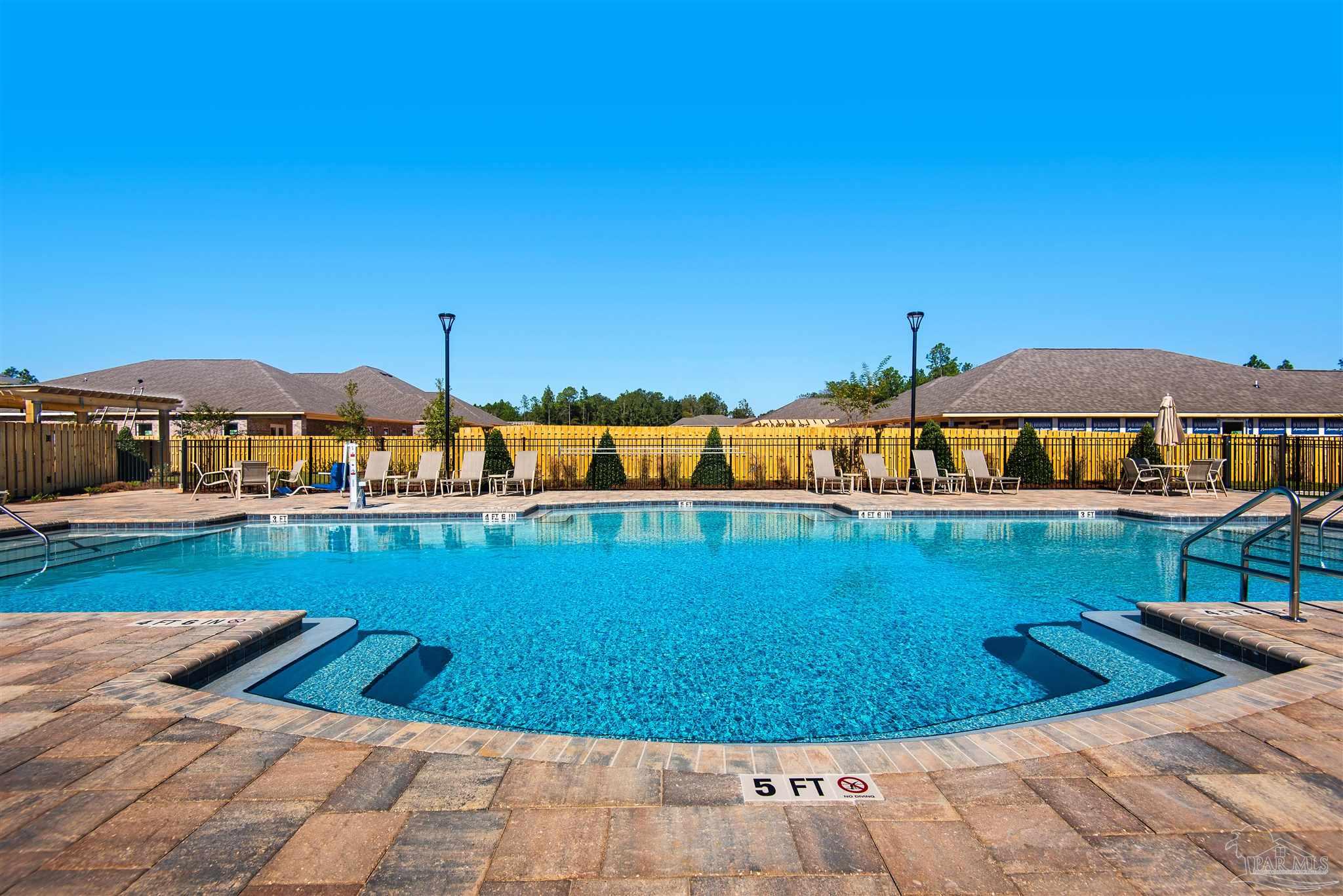 3238 Water Birch Road Cantonment, FL 32533 - Photo 36 of 38 a view of swimming pool with seating area