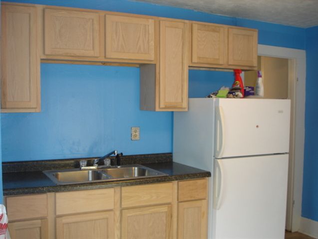200 South Adams Ridott, IL 61067 - Photo 6 of 9 a kitchen with a refrigerator and cabinets