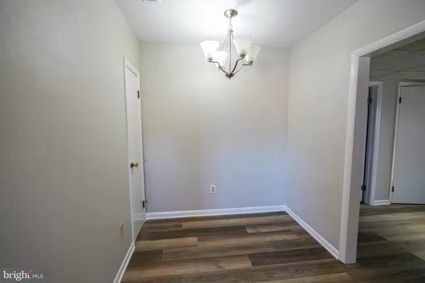 a view of a room with empty racks