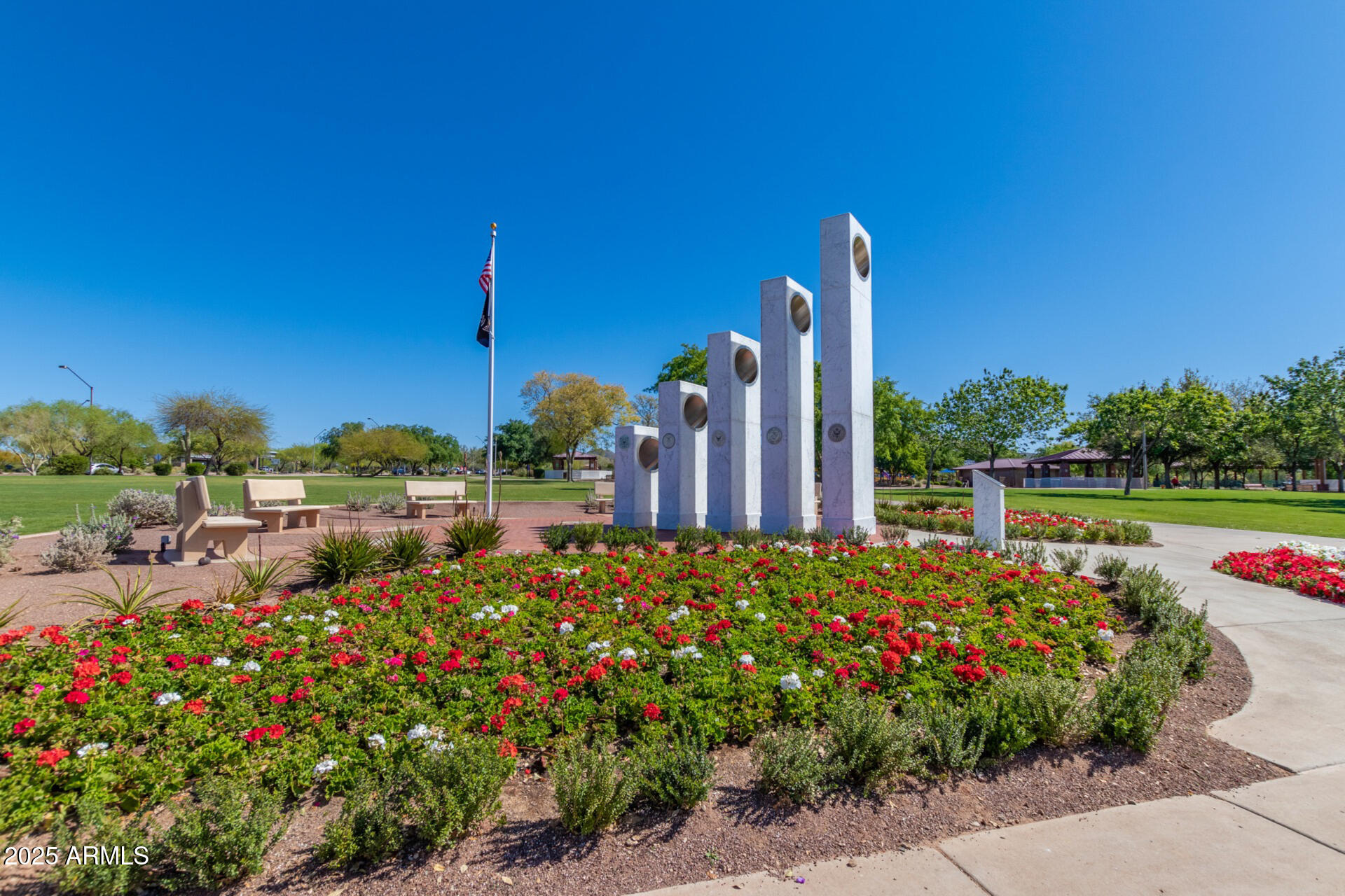 41401 North Maidstone Court Anthem, AZ 85086 - Photo 41 of 53 a view of a garden with sitting area