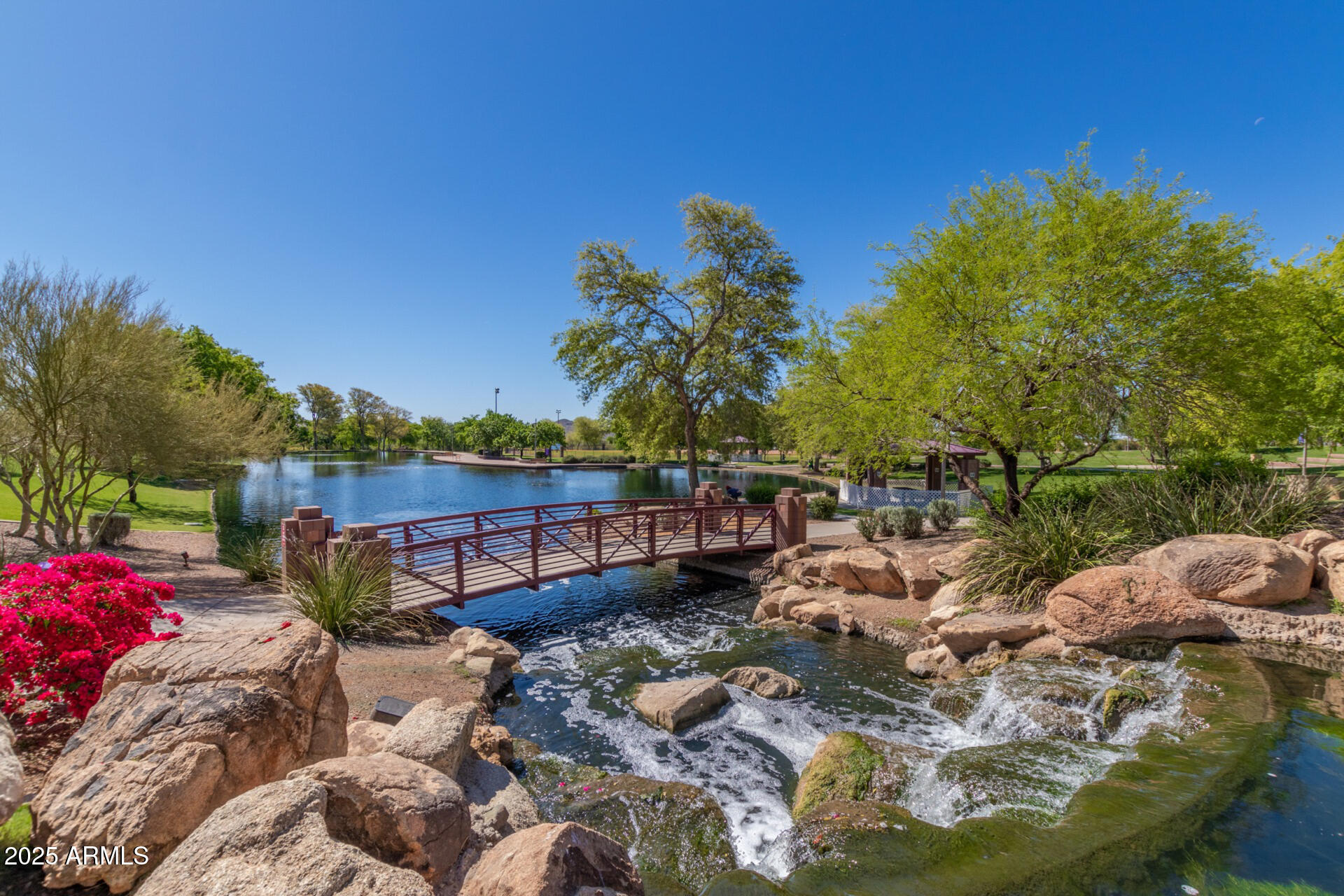 41401 North Maidstone Court Anthem, AZ 85086 - Photo 45 of 53 a view of a lake with couches and city view