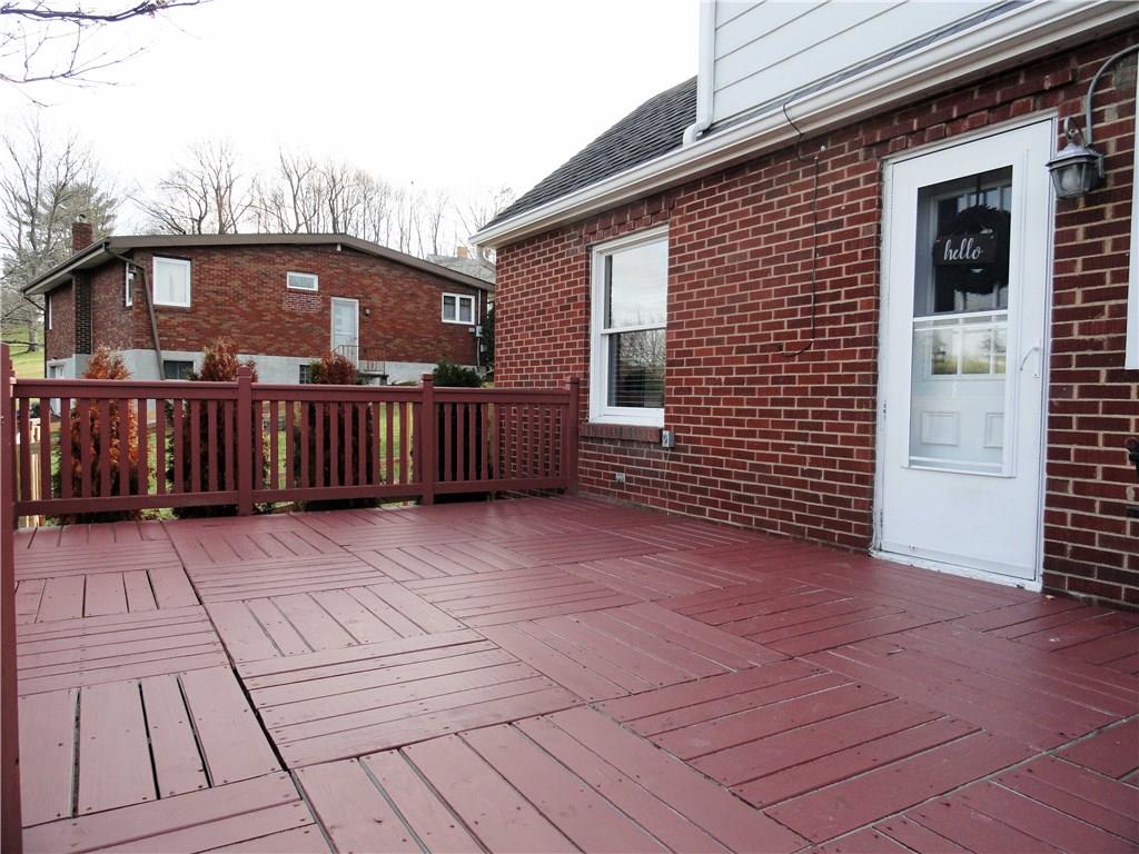 541 First Street North Huntingdon, PA 15642 - Photo 9 of 24 18 x 13 open deck overlooks big back yard