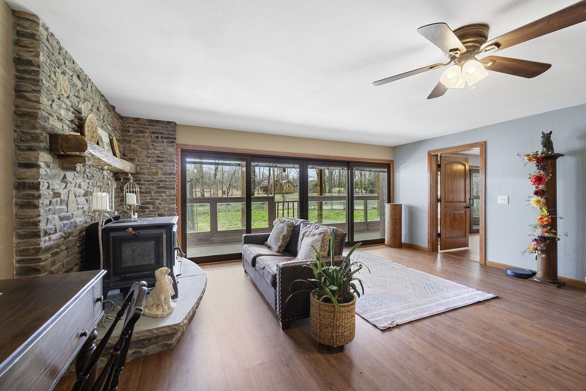 10669 South Windrow Road Rockvale, TN 37153 - Photo 17 of 53 a living room with furniture and wooden floor