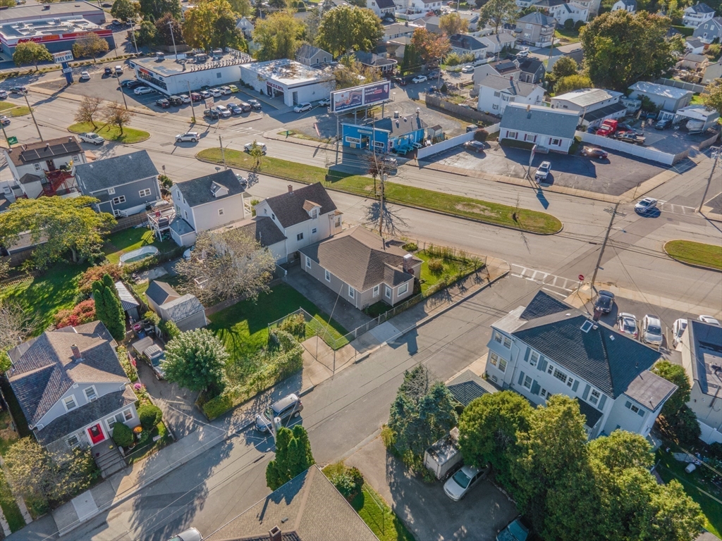 256 Rhode Island Avenue Fall River, MA 02724 - Photo 33 of 36 an aerial view of residential houses with outdoor space
