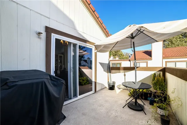 a view of balcony and patio
