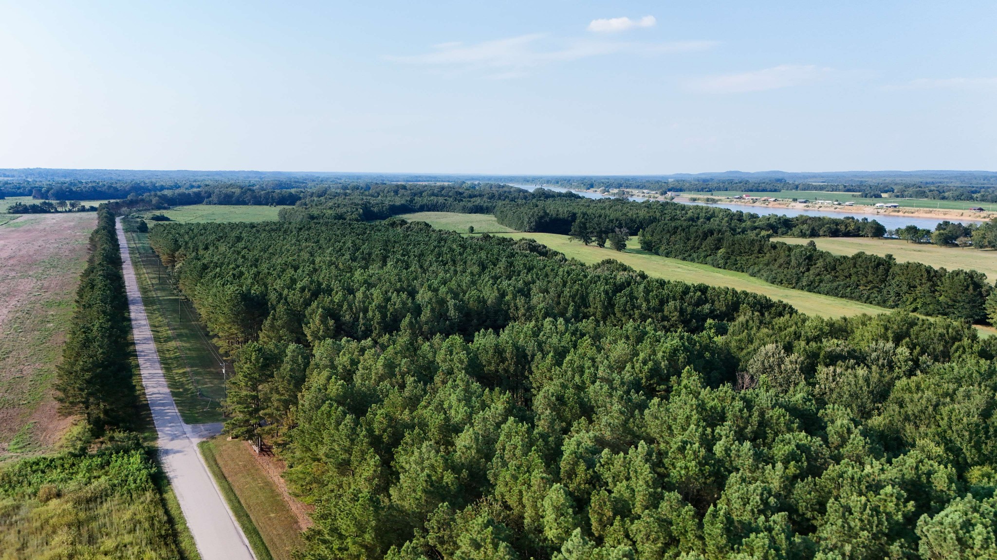 0 Leath Road Counce, TN 38326 - Photo 18 of 50 an aerial view of a residential houses with outdoor space and trees