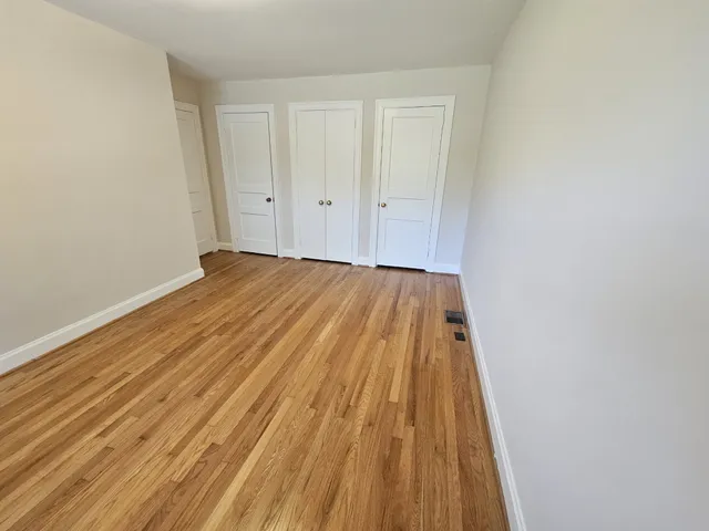 a view of wooden floor in a room
