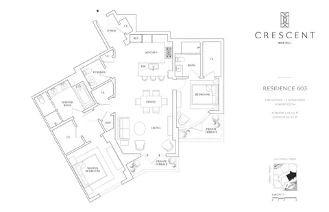 $1,995,000 | 875 California Street, Unit 603, San Francisco, CA 94108