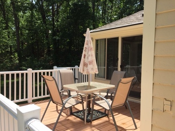 17 Virginia Road Tyngsborough, MA 01879 - Photo 12 of 19 a view of balcony with table and chairs