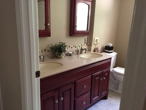 17 Virginia Road Tyngsborough, MA 01879 - Photo 7 of 19 a bathroom with a sink and a mirror