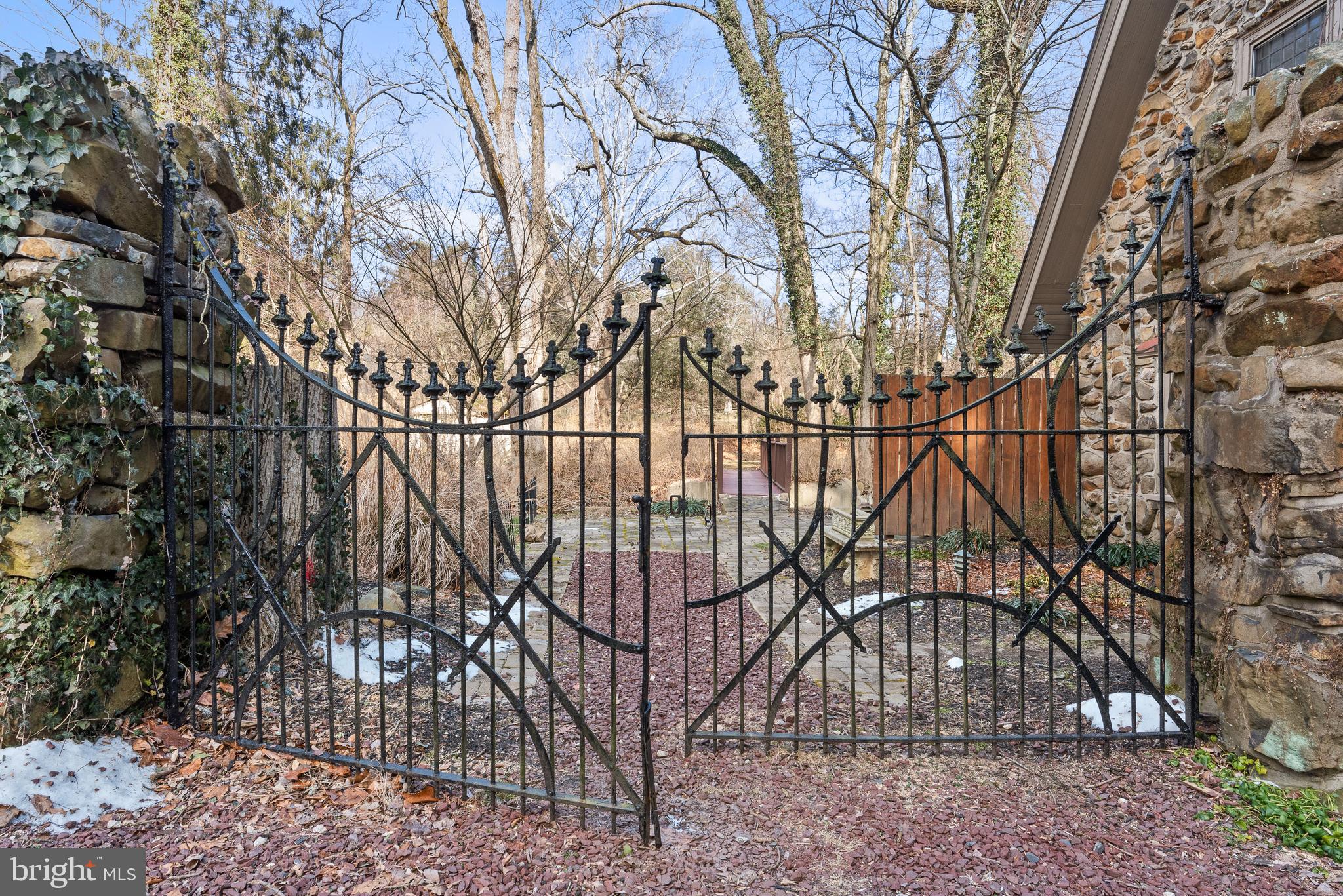 411 Gulph Creek Road Wayne, PA 19087 - Photo 4 of 25 Enter Through This Gate