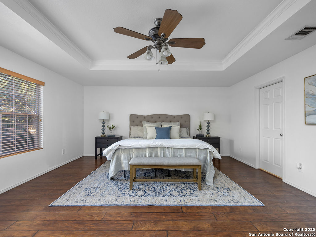 11031 Rindle Ranch San Antonio, TX 78249 - Photo 23 of 45 a bed room with a bed and a window