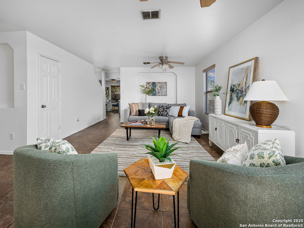 11031 Rindle Ranch San Antonio, TX 78249 - Photo 4 of 45 a living room with furniture and a window