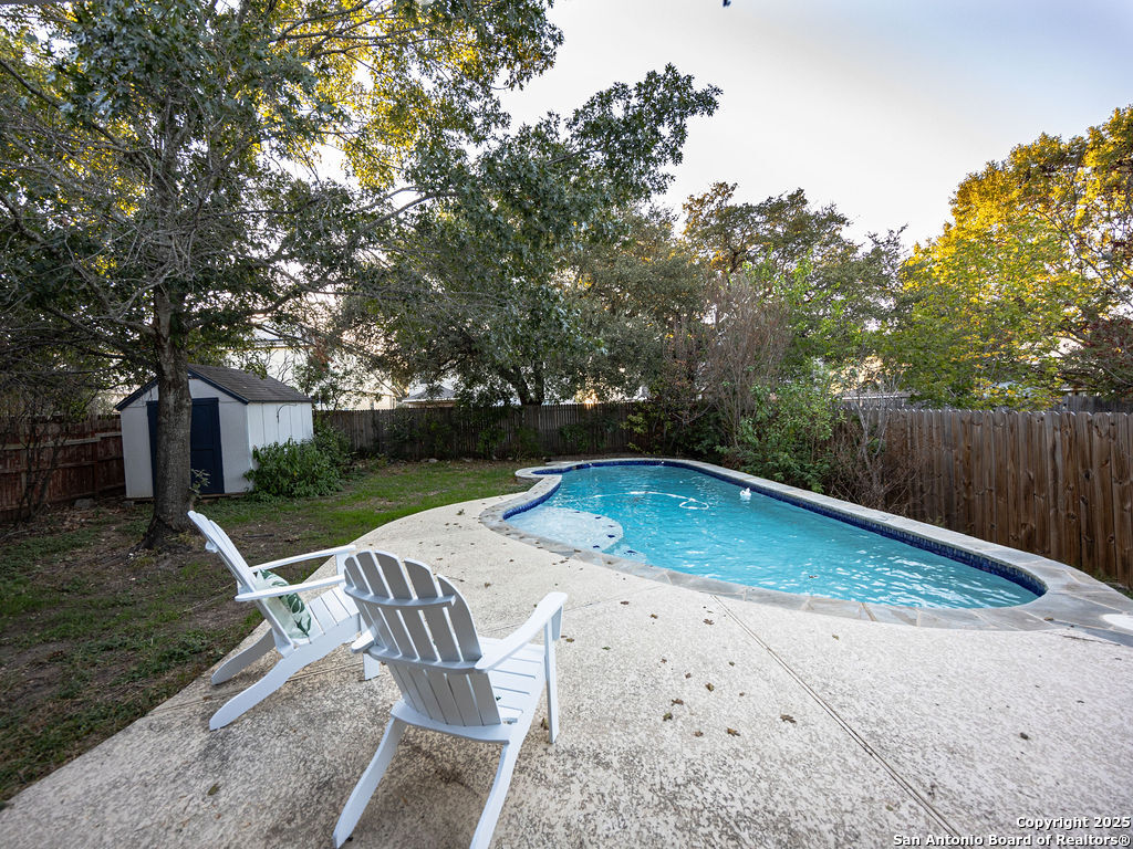 11031 Rindle Ranch San Antonio, TX 78249 - Photo 41 of 45 a view of a backyard with sitting area