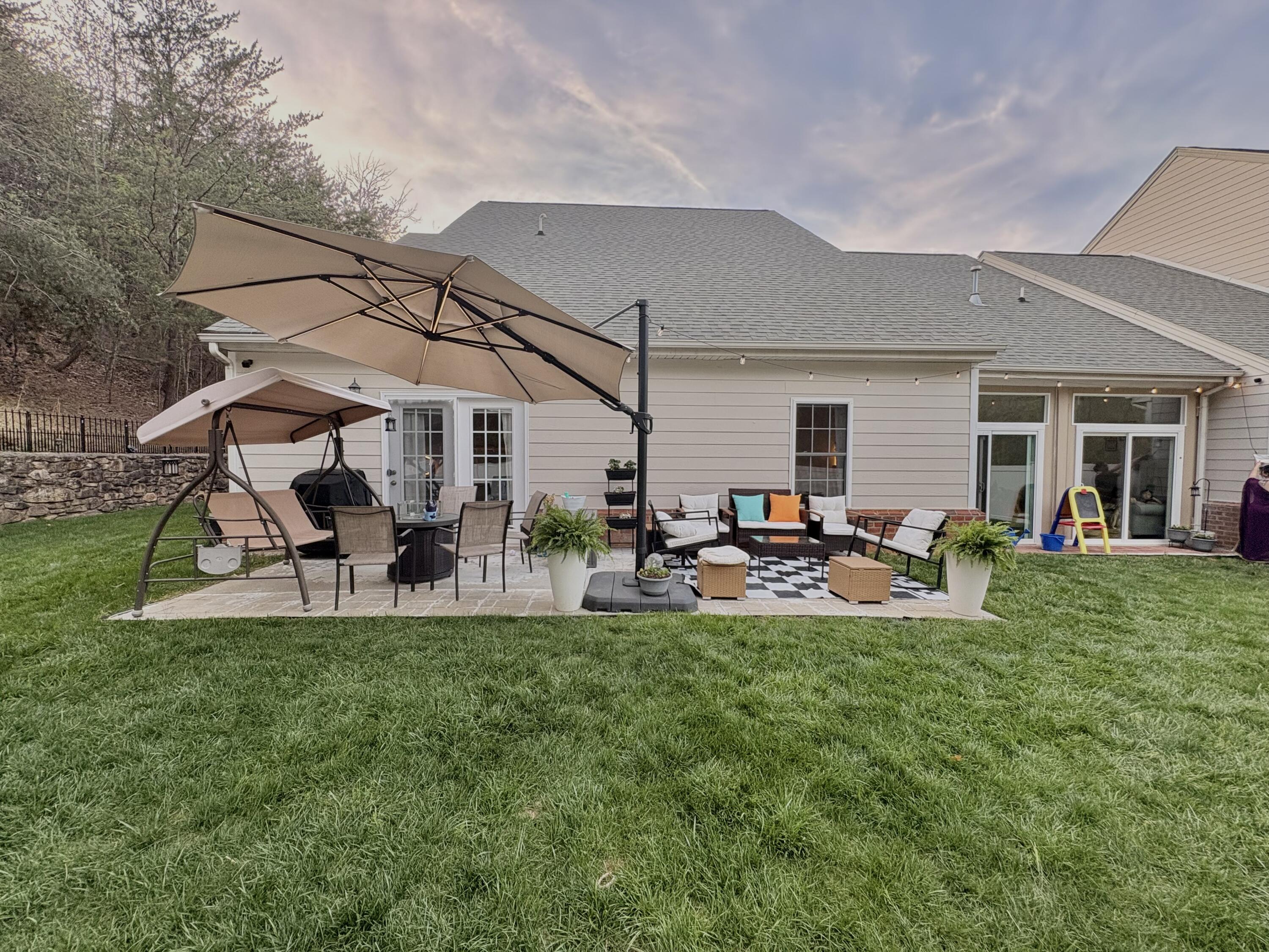 5424 Quail Ridge Court Roanoke, VA 24018 - Photo 40 of 41 a view of a house with backyard porch and sitting area
