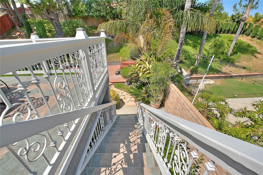 24 Edgebrook Drive Phillips Ranch, CA 91766 - Photo 49 of 75 The balcony has a staircase to the yard