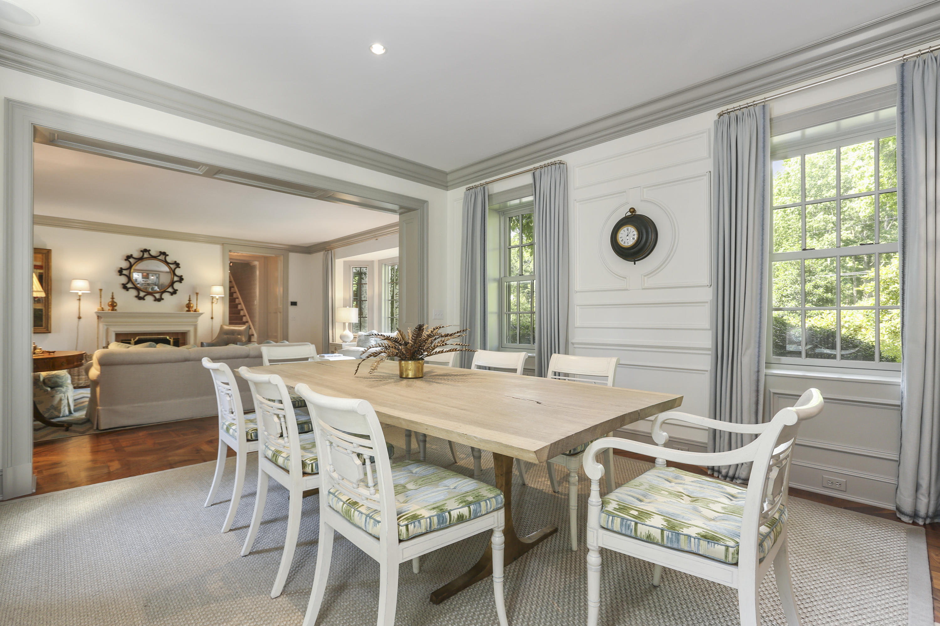 29 Sunswyck Road Darien, CT 06820 - Photo 12 of 59 a view of a dining room with furniture and window