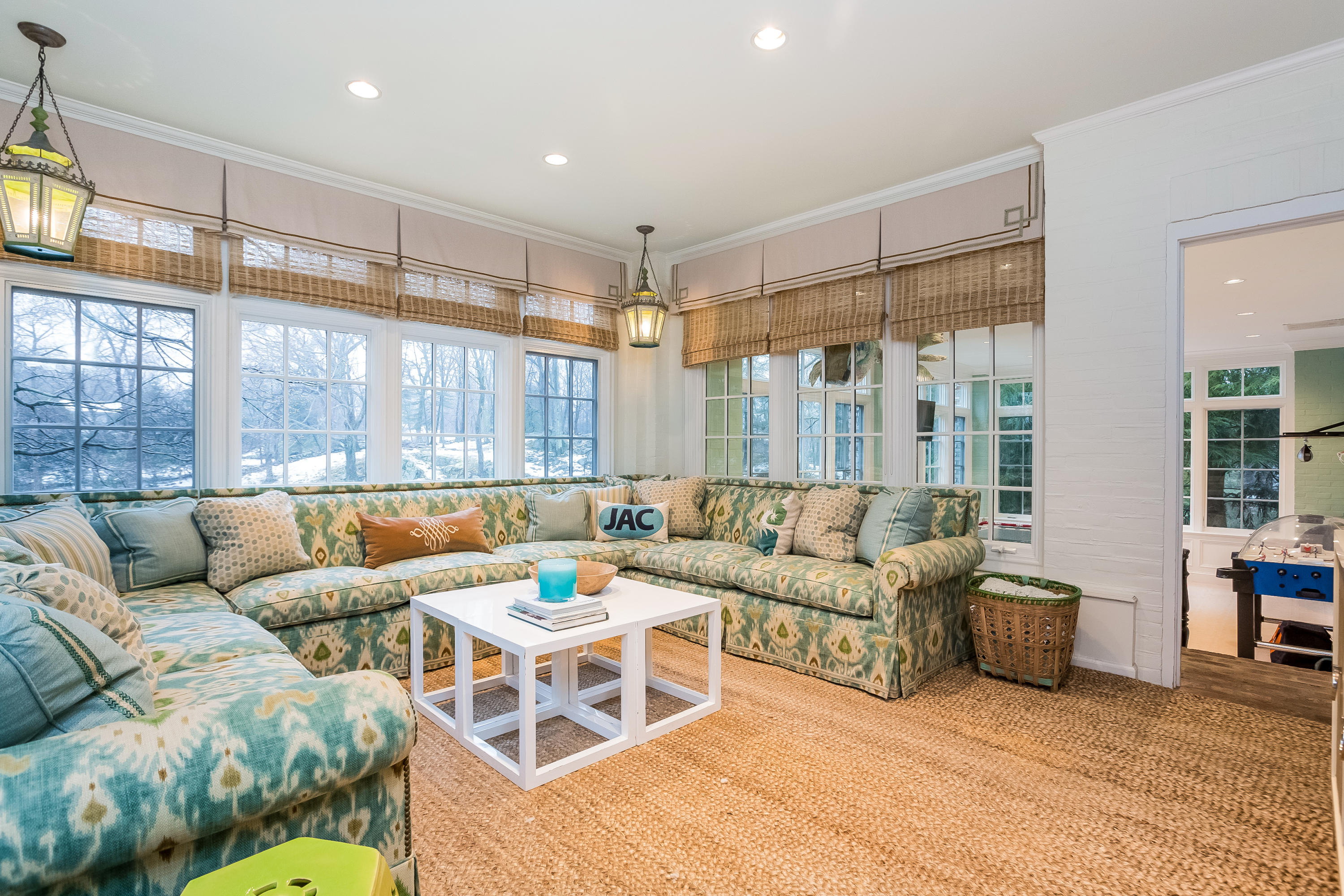 29 Sunswyck Road Darien, CT 06820 - Photo 22 of 59 a living room with furniture and a large window