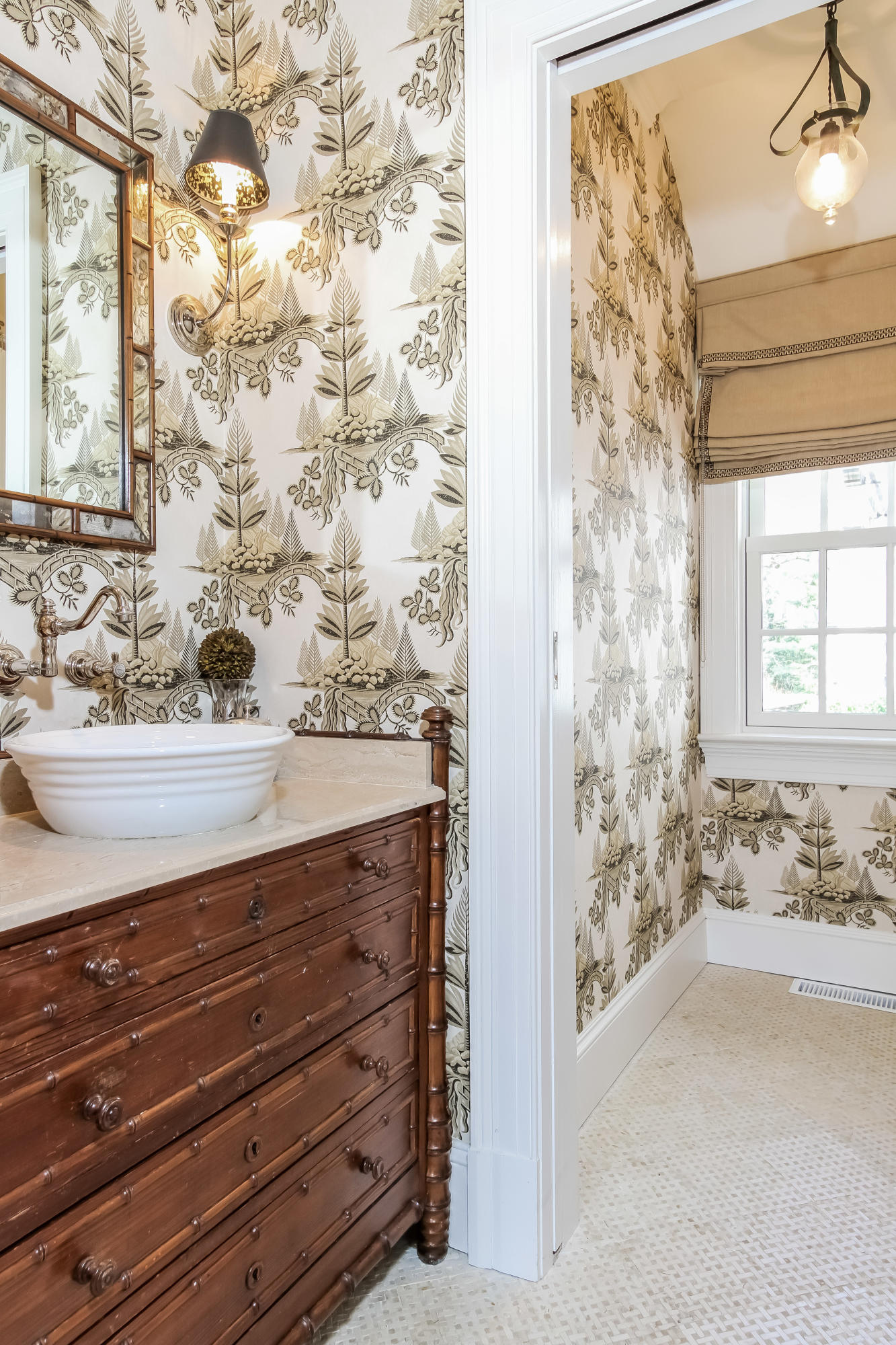 29 Sunswyck Road Darien, CT 06820 - Photo 29 of 59 a bathroom with a sink and a mirror