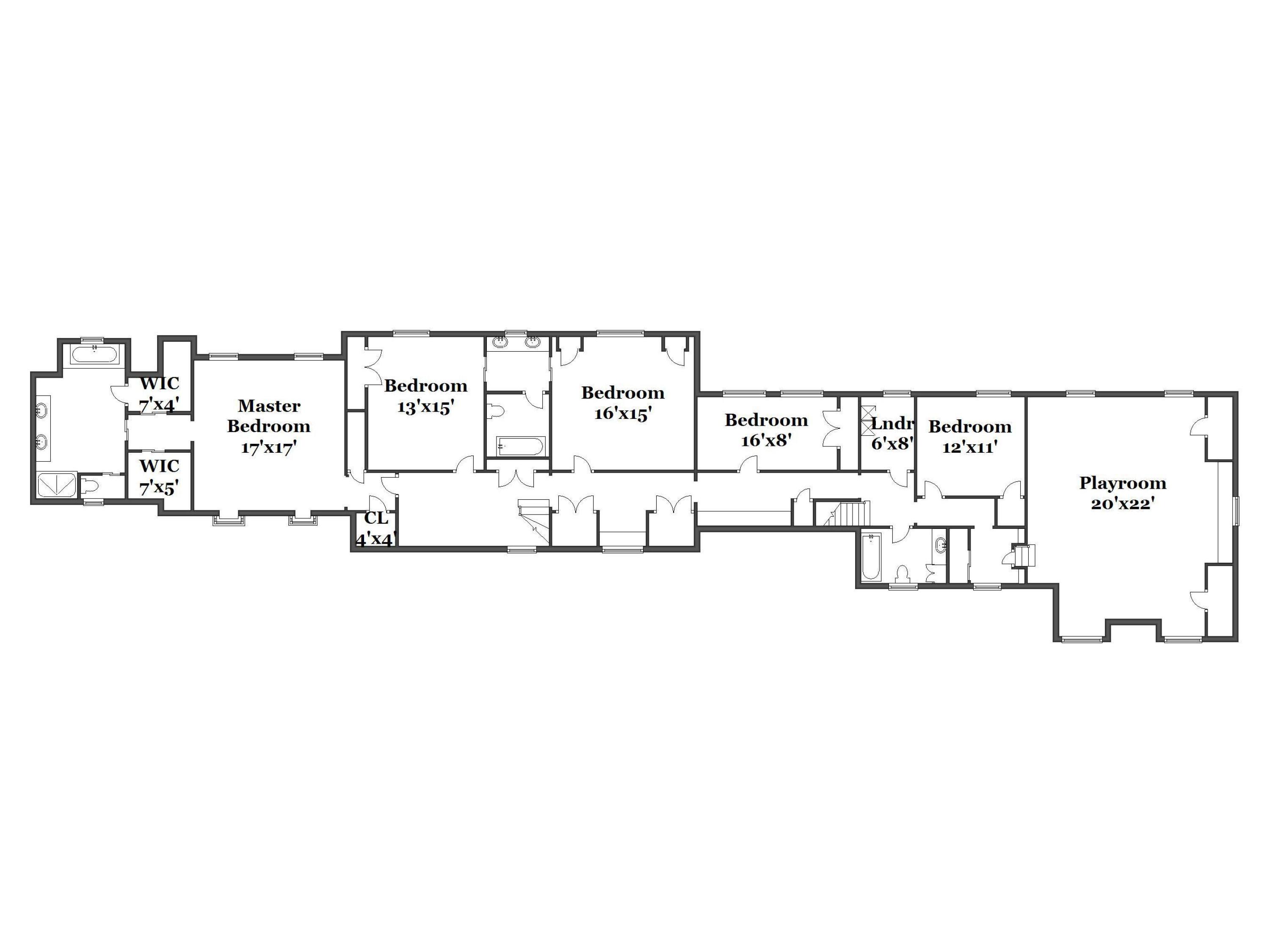 29 Sunswyck Road Darien, CT 06820 - Photo 58 of 59 floorplan-upper-101623