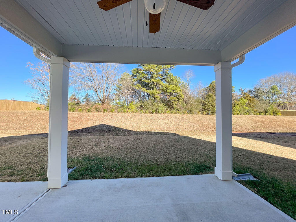 3604 Cross Timber Lane Raleigh, NC 27603 - Photo 15 of 15 a view of a back yard from a balcony