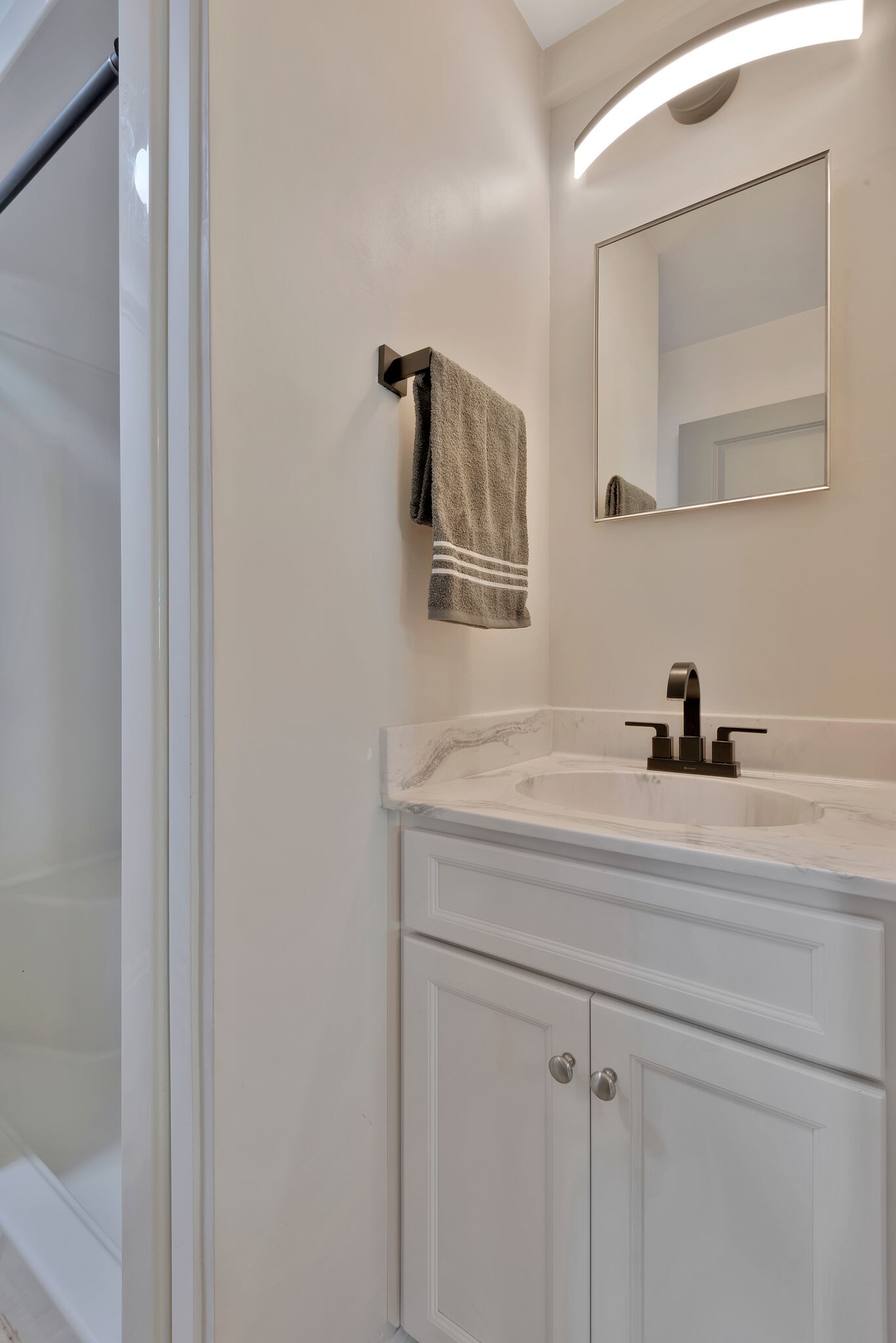 212 Pump Hill Road Dickson, TN 37055 - Photo 16 of 27 a bathroom with a sink and a mirror