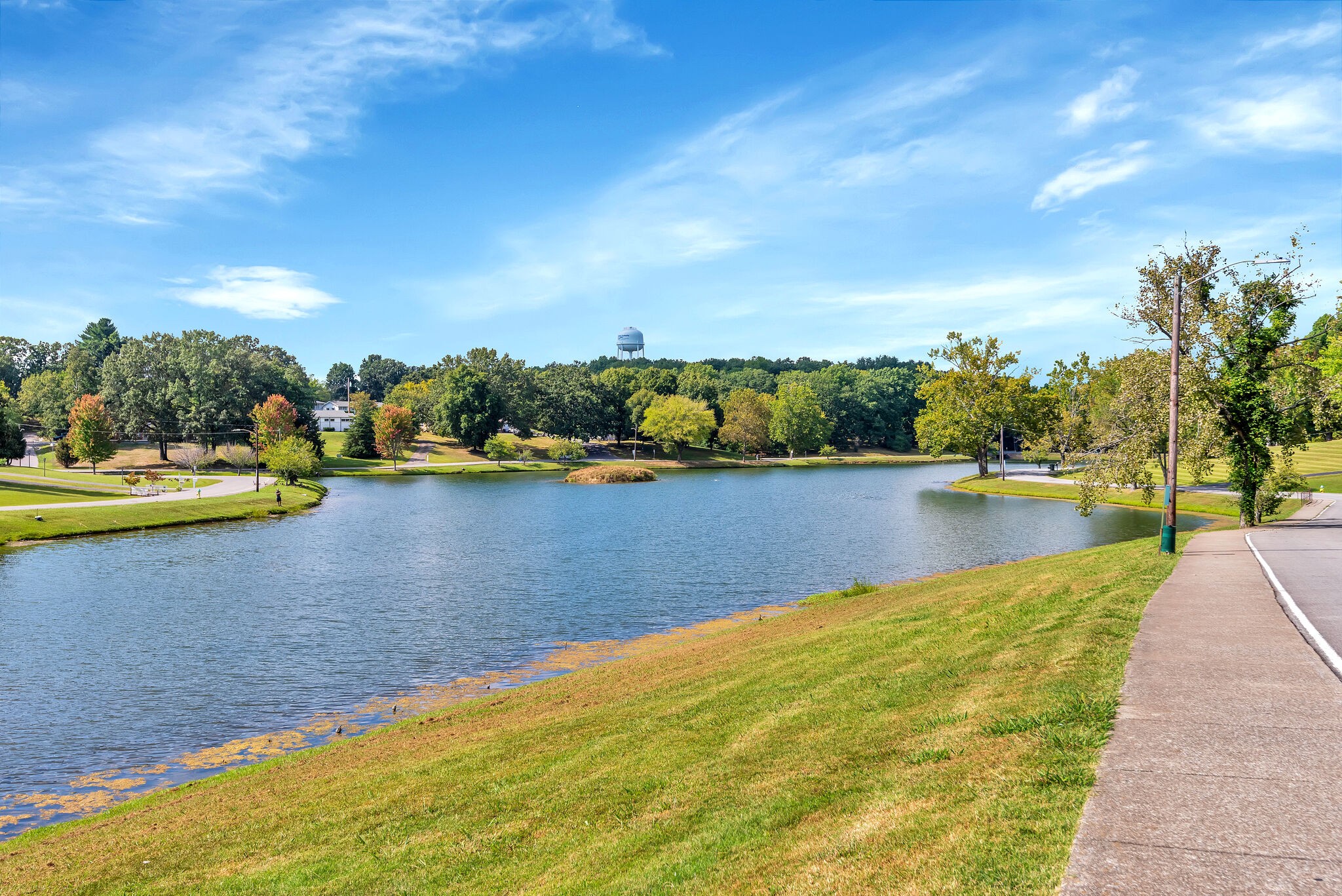 212 Pump Hill Road Dickson, TN 37055 - Photo 27 of 27 a view of a lake with houses