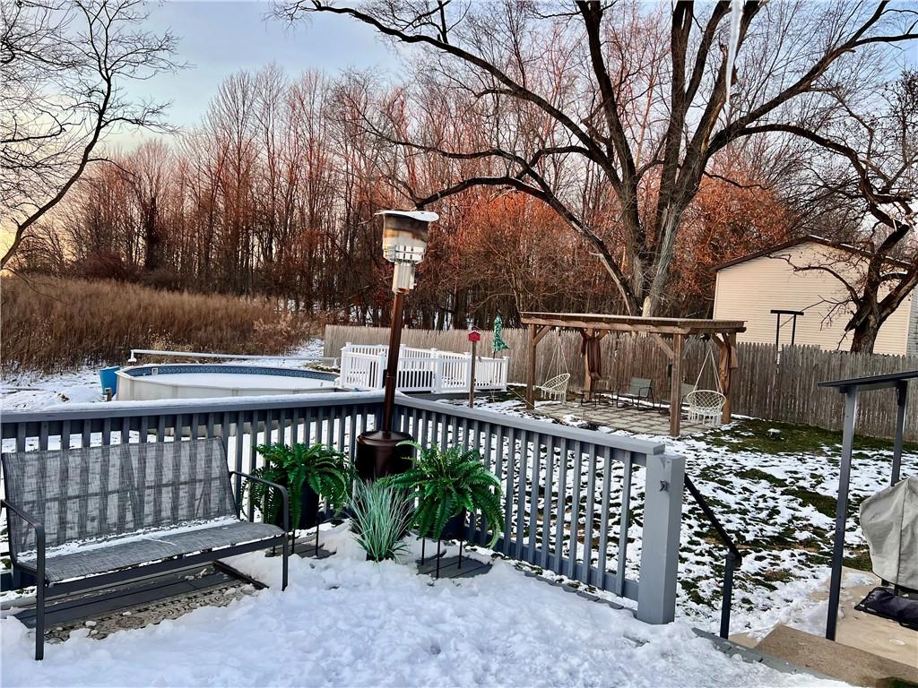 929 Mt Jackson Road New Castle, PA 16102 - Photo 20 of 21 a view of a bench with iron fence