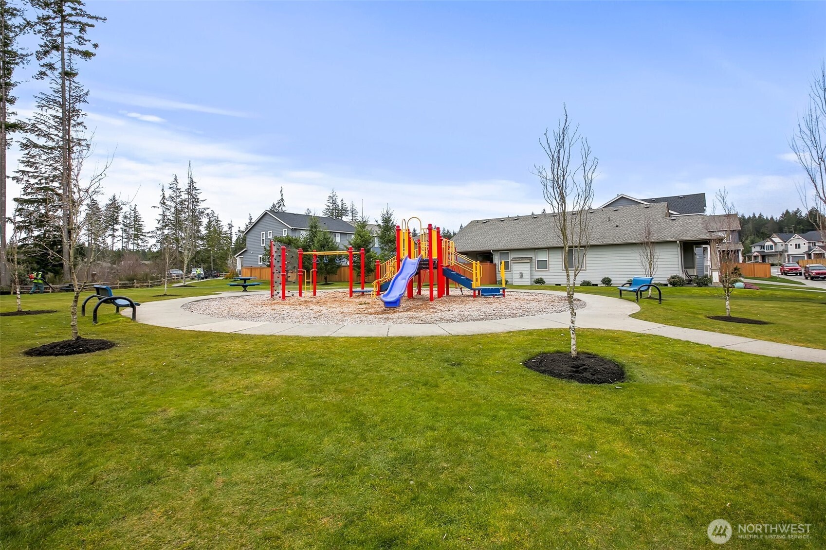 4189 Southwest Colbert Way Port Orchard, WA 98367 - Photo 35 of 38 a view of a park with swings