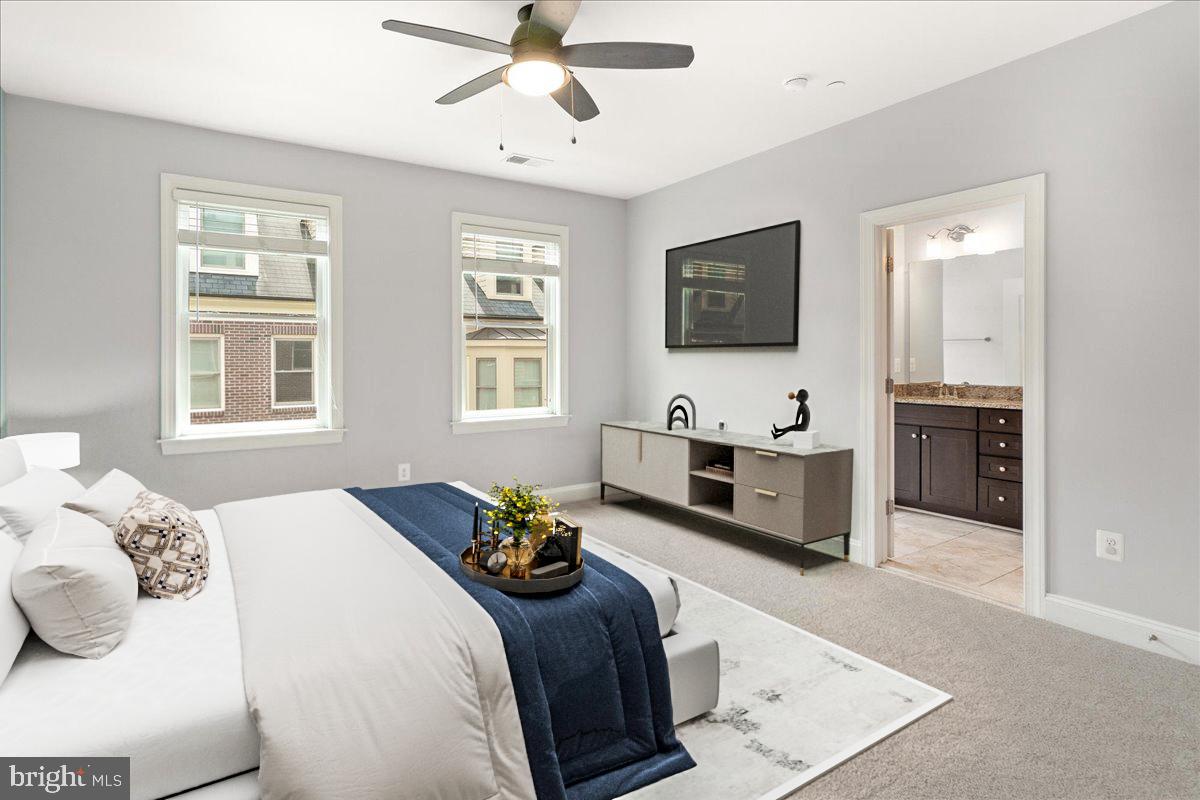 6 Maxwell Square Frederick, MD 21701 - Photo 4 of 46 Primary Suite with En-Suite Bath (Virtual Staging)