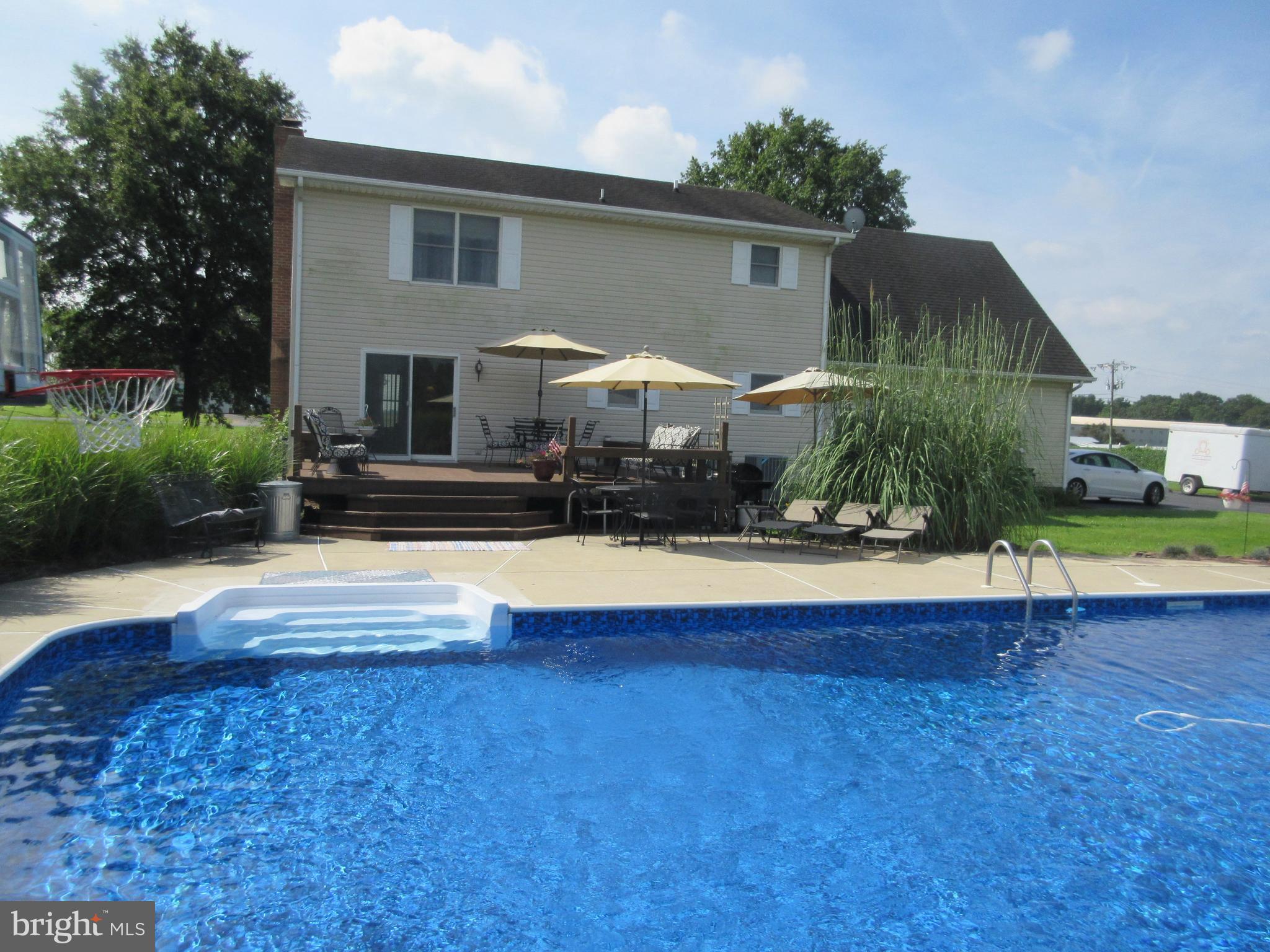 3334 Choptank Road Preston, MD 21655 - Photo 32 of 51 Pool area looking at the deck area.
