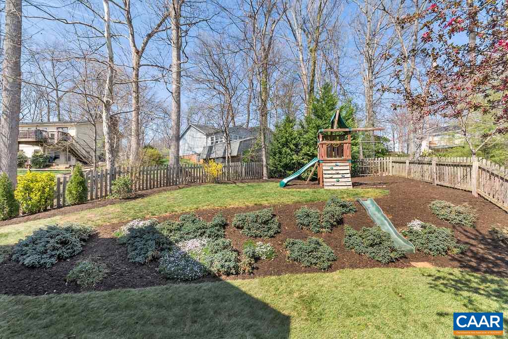 825 Village Road Charlottesville, VA 22903 - Photo 35 of 42 a view of a yard with plants and trees