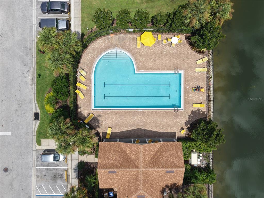 2510 Hassonite Street Kissimmee, FL 34744 - Photo 17 of 22 an aerial view of a house with a swimming pool