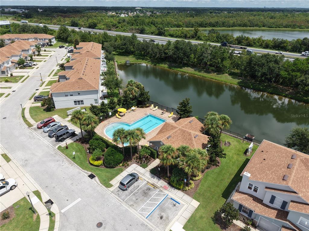 2510 Hassonite Street Kissimmee, FL 34744 - Photo 18 of 22 an aerial view of a house with a lake view