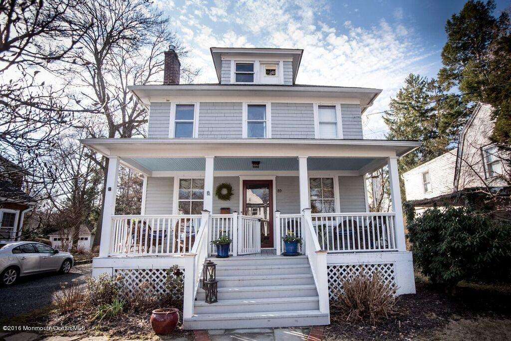 89 Pinckney Road Red Bank, NJ 07701 - Photo 1 of 26 front view of a house