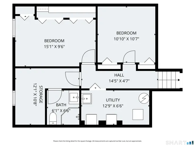 a picture of a cabinet with a floor and a white wall