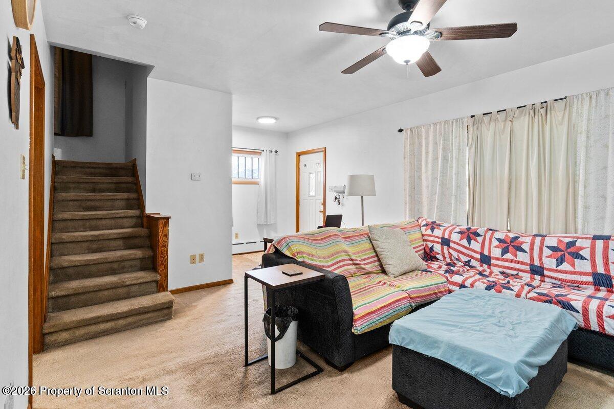 2129 Comegys Avenue Scranton, PA 18509 - Photo 8 of 22 a living room with furniture and a wooden floor