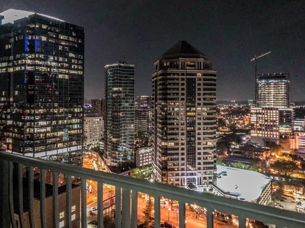 Amazing night time city views from your own condo!! 