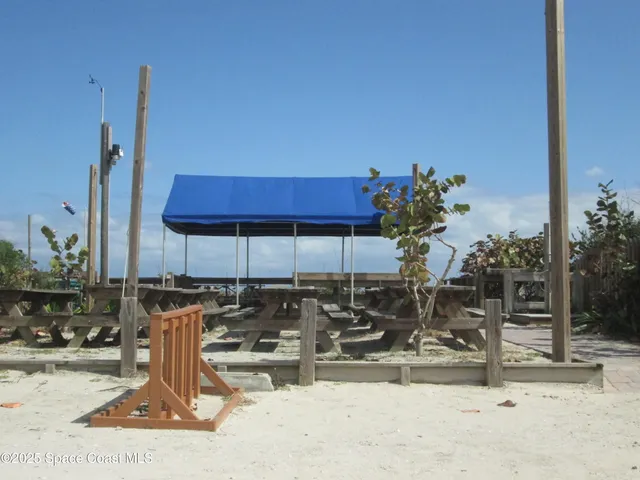 a view of outdoor space with seating area