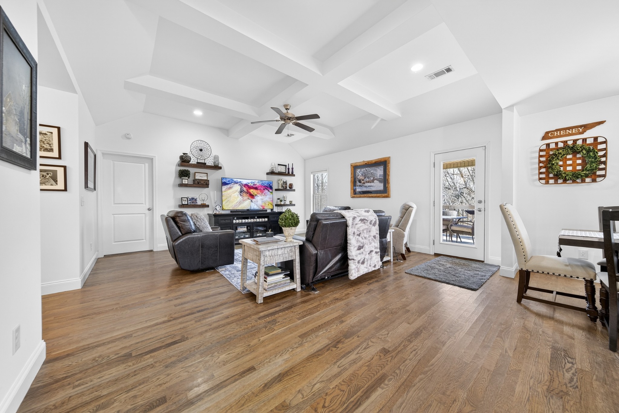 6716 Old Highway 431 Springfield, TN 37172 - Photo 16 of 58 a living room with furniture and a wooden floor