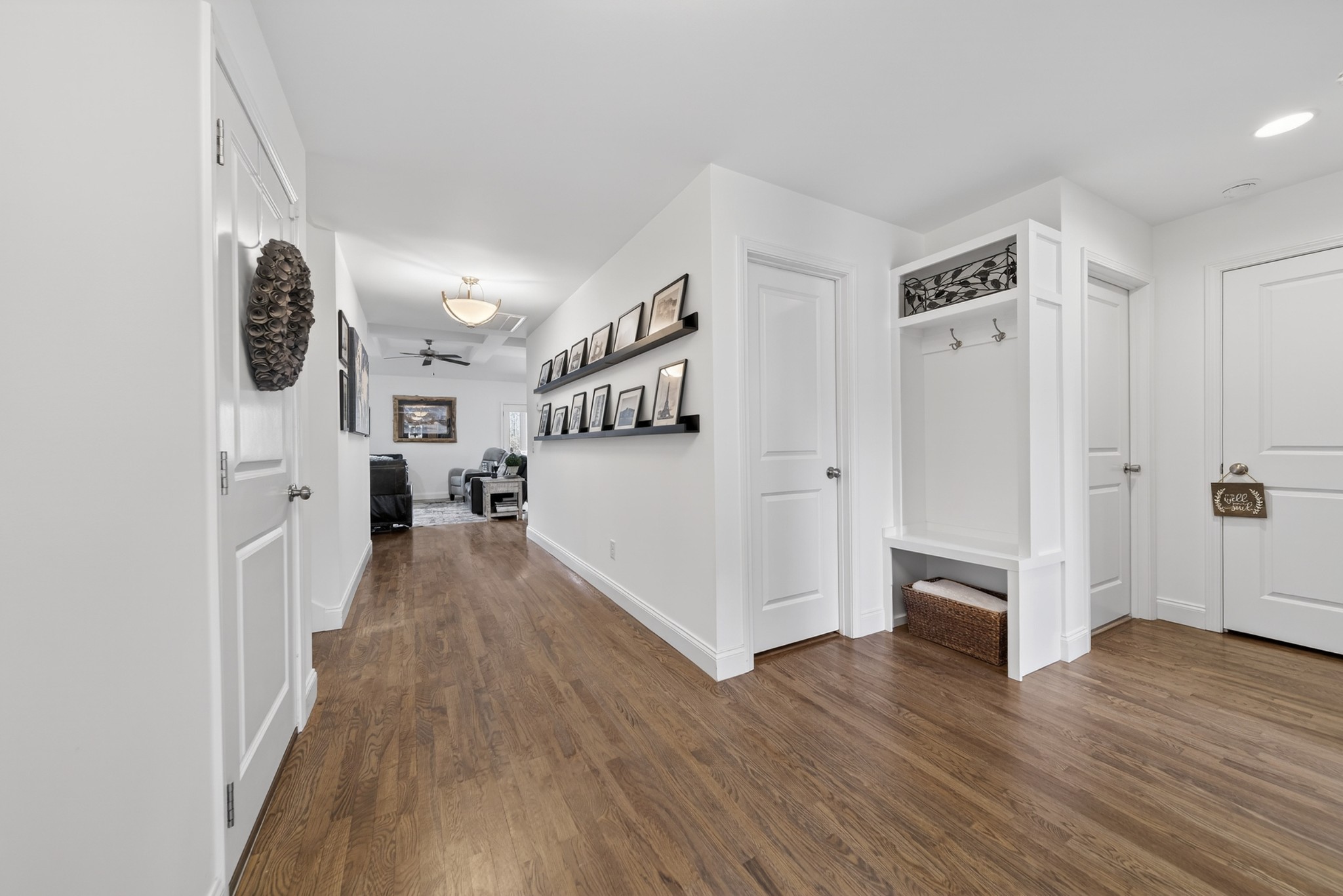 6716 Old Highway 431 Springfield, TN 37172 - Photo 8 of 58 a view of a hallway with wooden floor and entryway