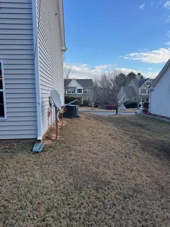 a view of a outdoor space with mountain view
