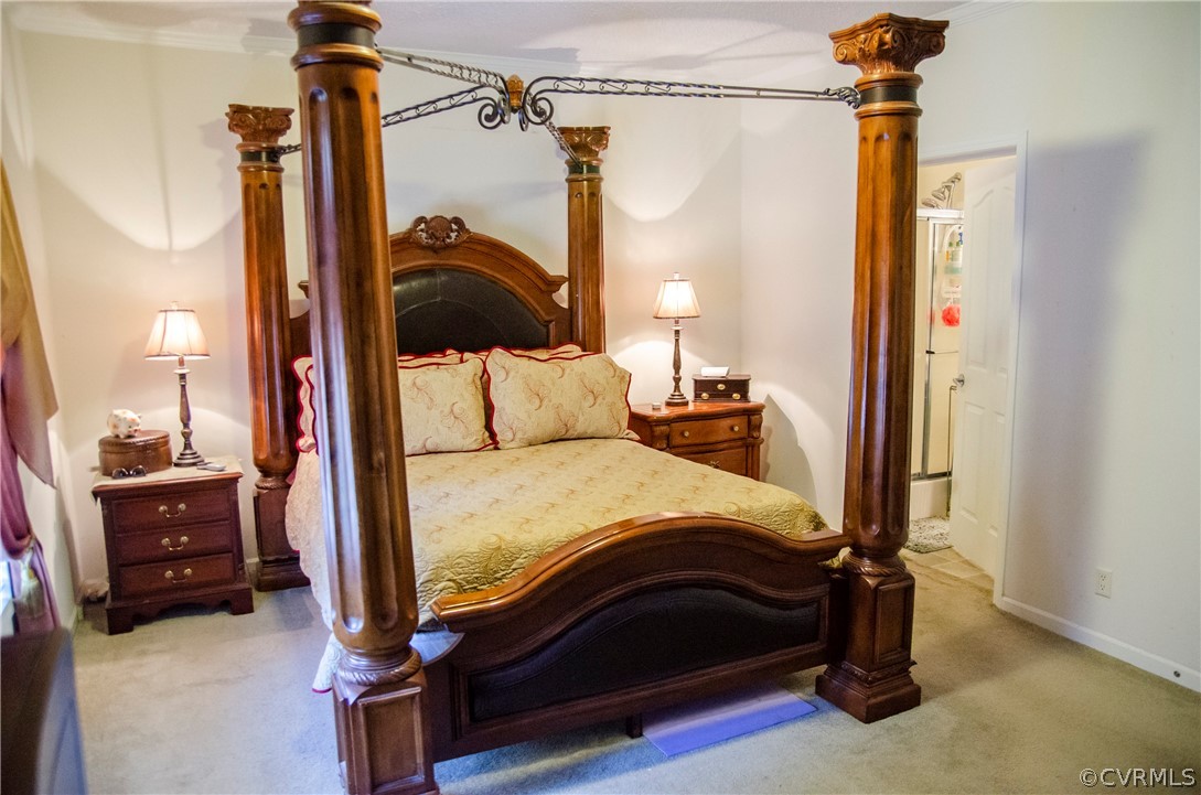 2861 Gold Mine Road Palmyra, VA 22963 - Photo 18 of 32 a bedroom with a bed window and a mirror
