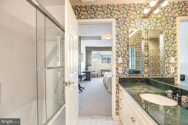 a view of an empty room