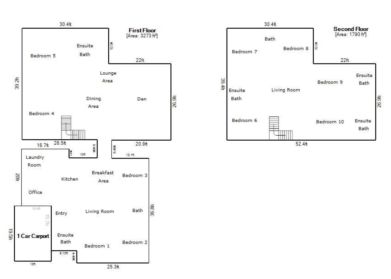 3719 Odin Court Houston, TX 77021 - Photo 39 of 39 Floor plan