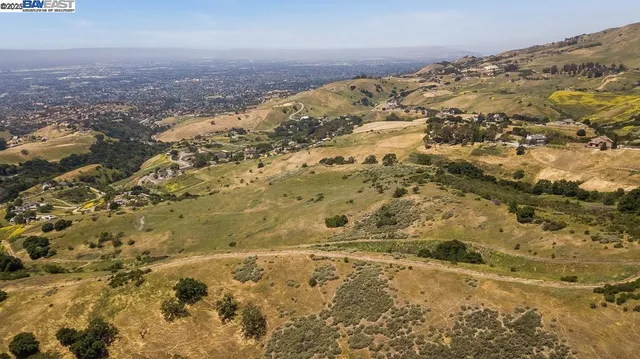 a view of a city with a mountain