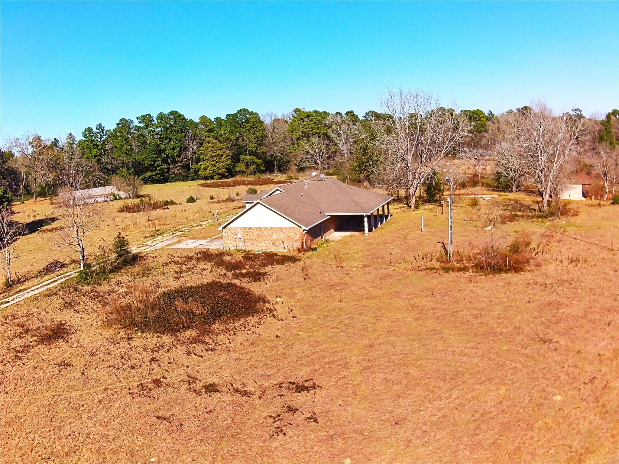 19320 Willaby Road New Caney, TX 77357 - Photo 4 of 14 a view of a yard with a house