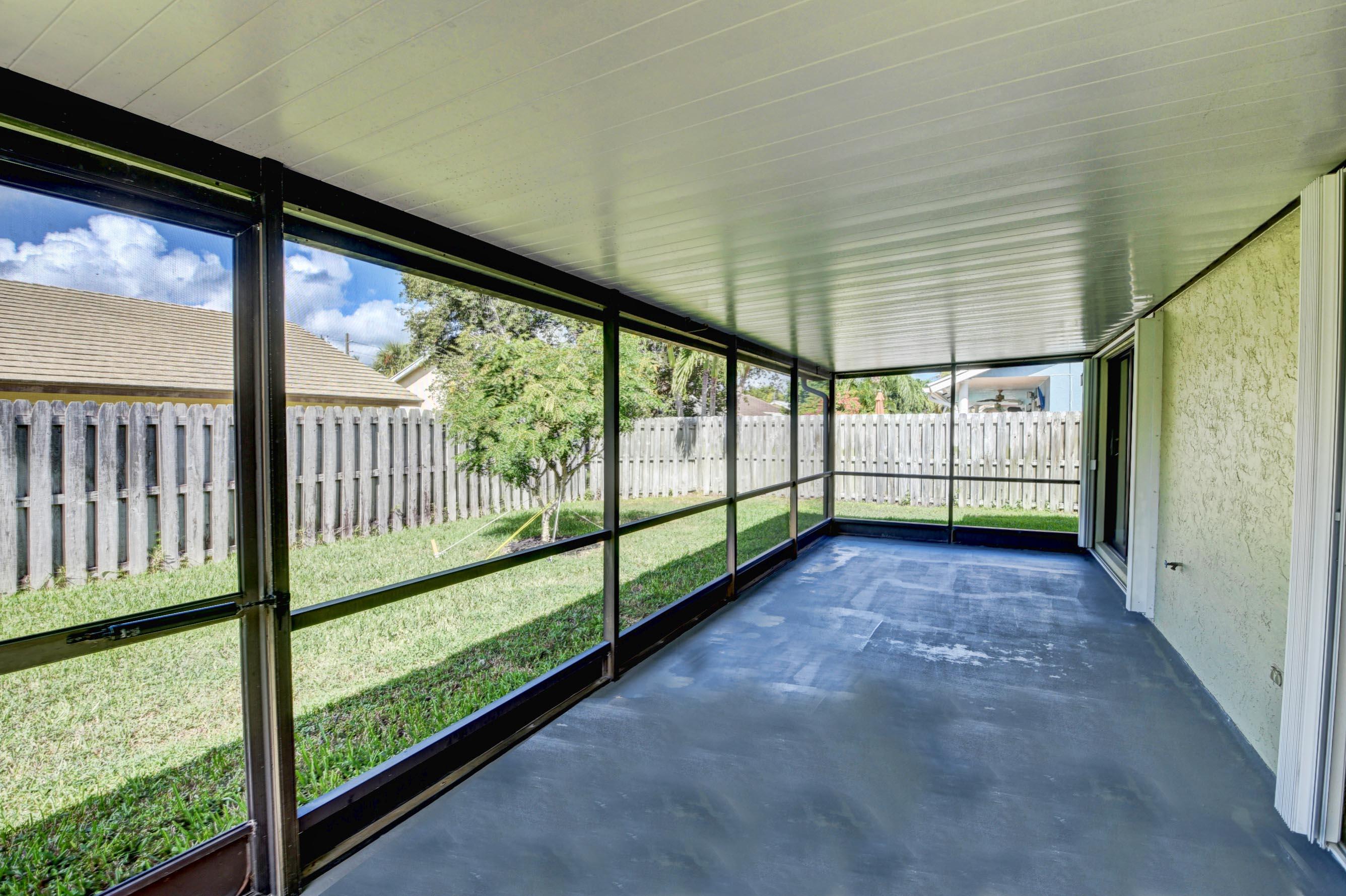 7903 West Country Club Boulevard Boca Raton, FL 33487 - Photo 23 of 32 Screened in Patio
