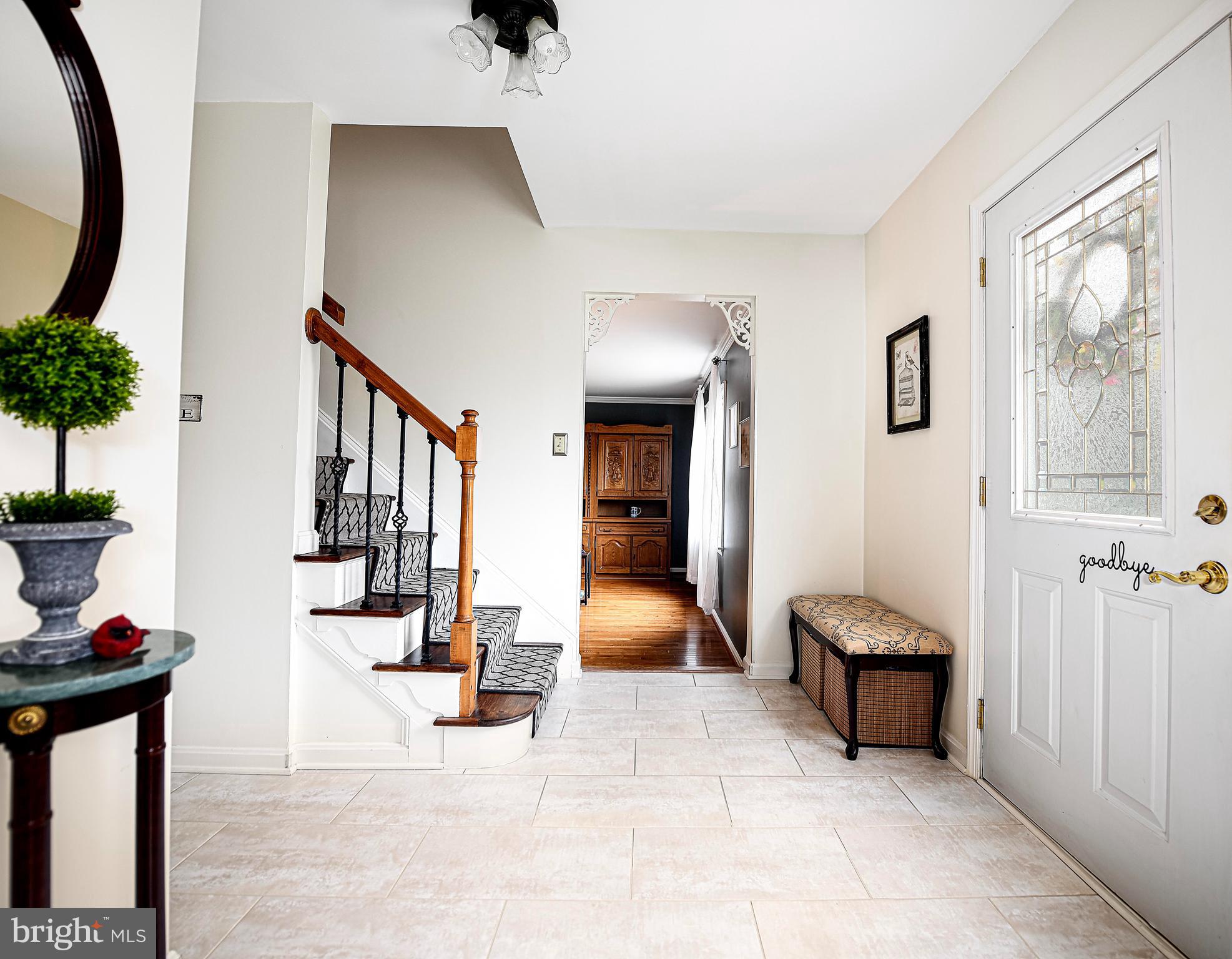 506 Plumtree Road Bel Air, MD 21015 - Photo 4 of 51 Foyer with ceramic tile floors & neutral decor