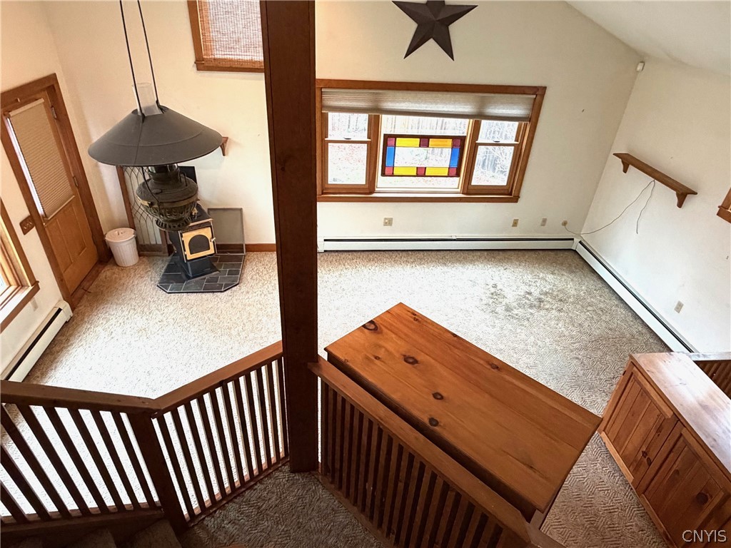 5018 Erron Hill Road Locke, NY 13092 - Photo 31 of 42 view of living room from loft